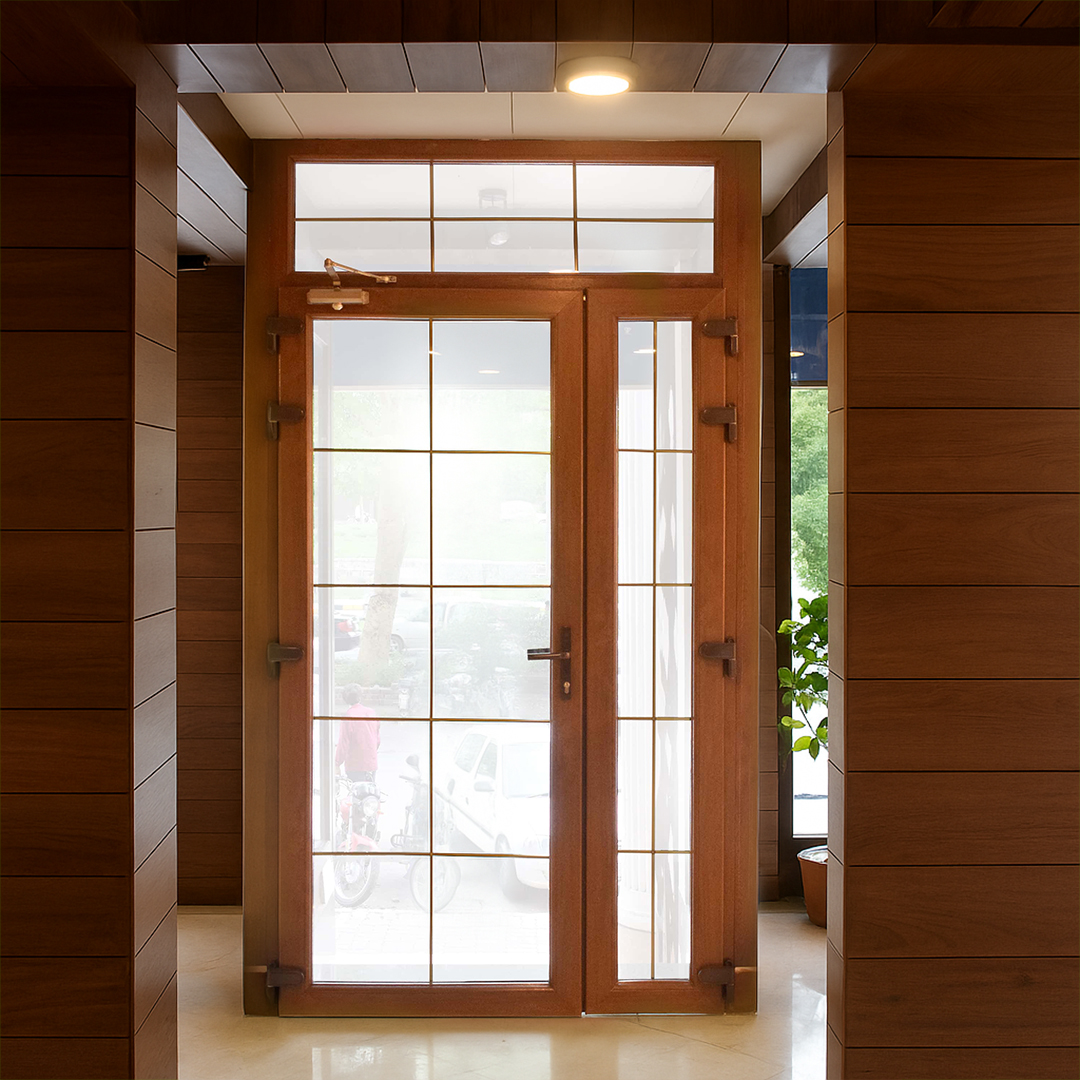 Glass doors
